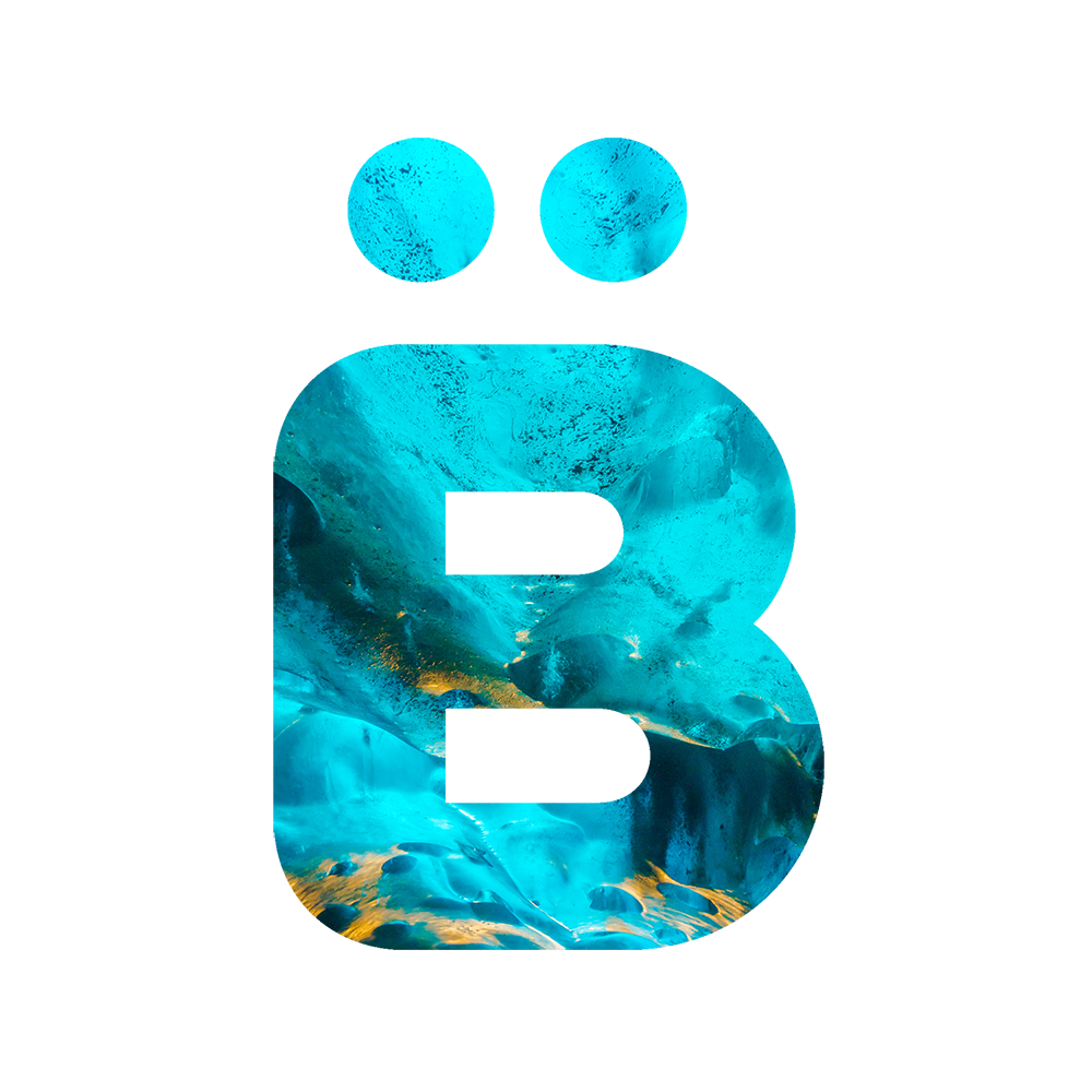 logo B bleu Guadeloupe Bleuïka