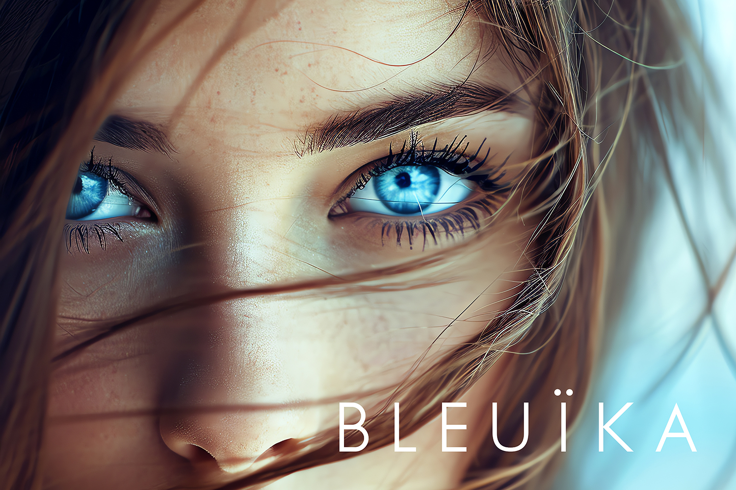 bleuika logo regard femme