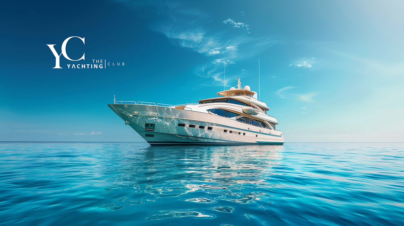 graphiste luxe yacht mer