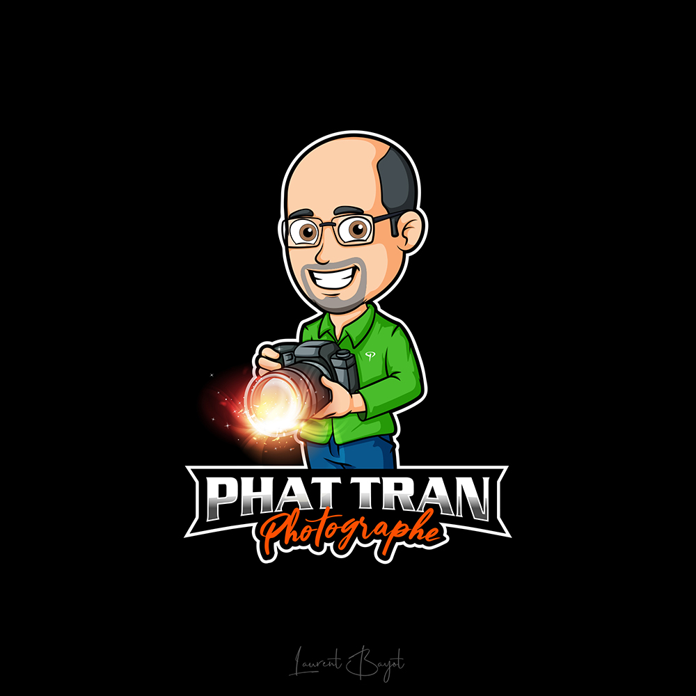 logo mascotte graphiste photographe